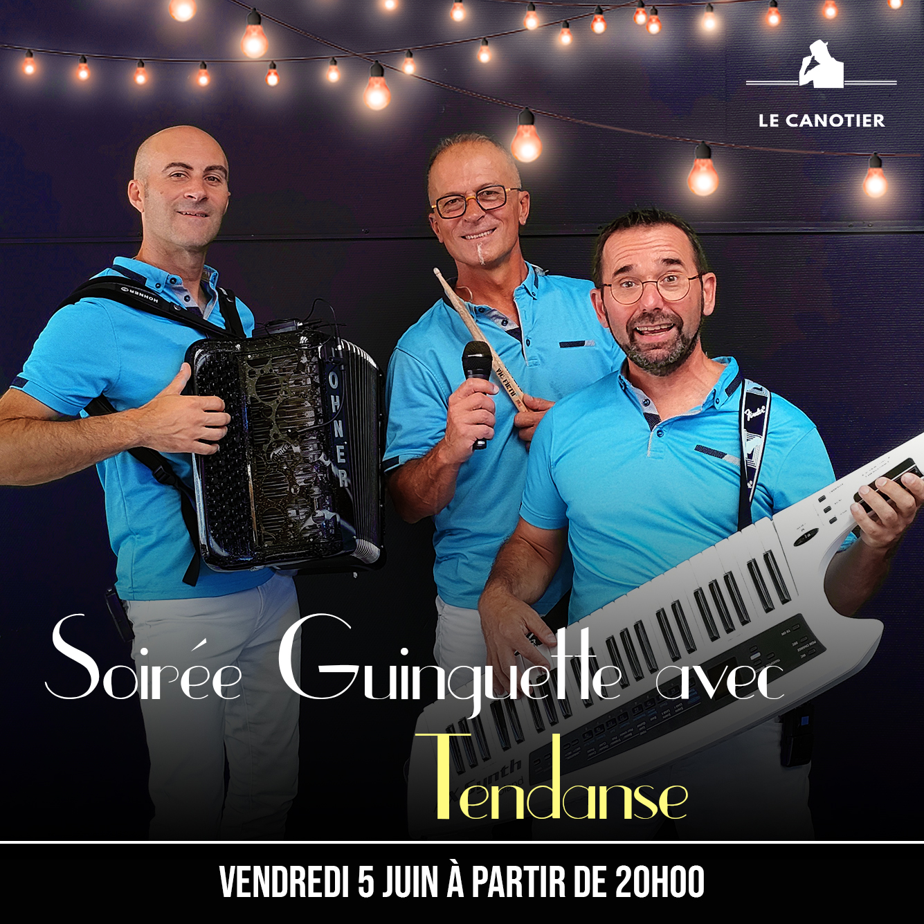 Soirée guinguette avec Tendanse